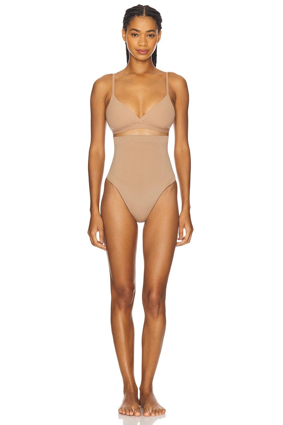 Seamless Sculpt High Waist Thong SKIMS Product Image