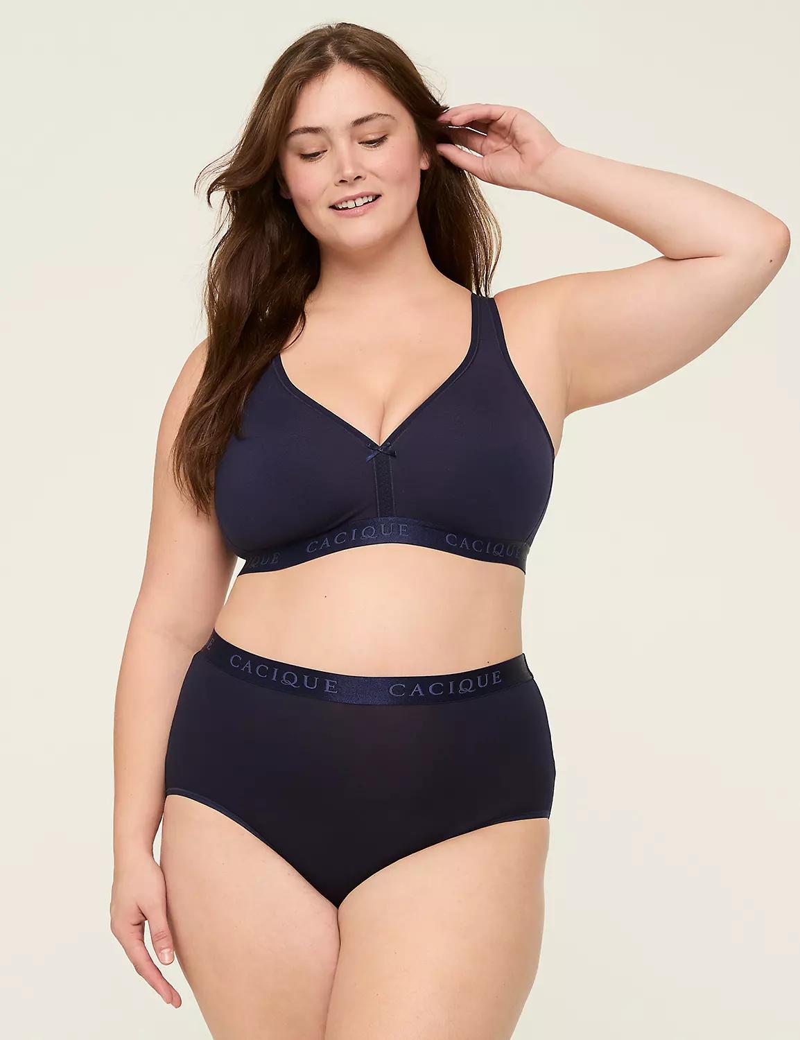 Cotton Lightly Lined No-Wire Bra Product Image