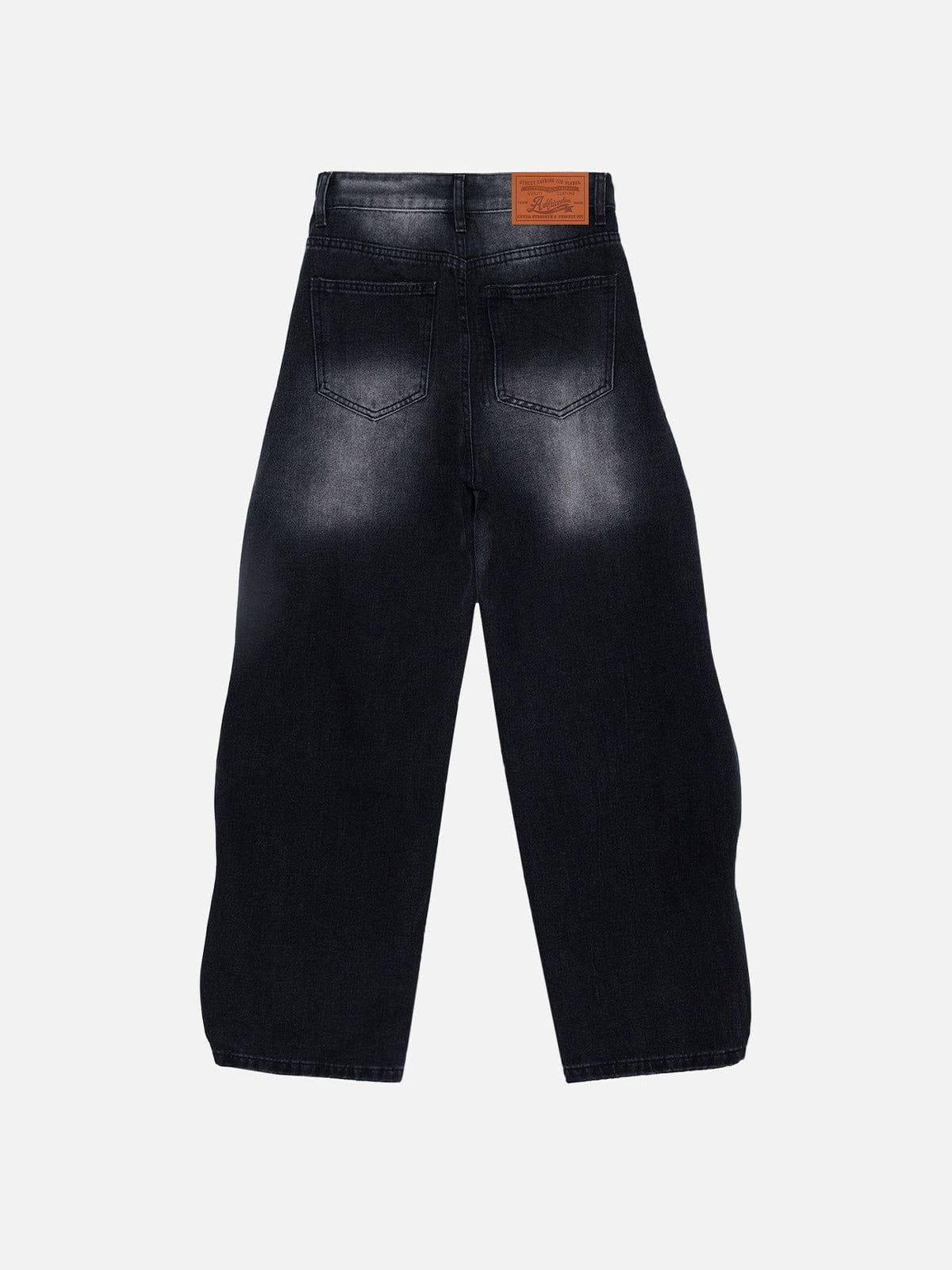 Aelfric Eden Wavy Washed Jeans Product Image