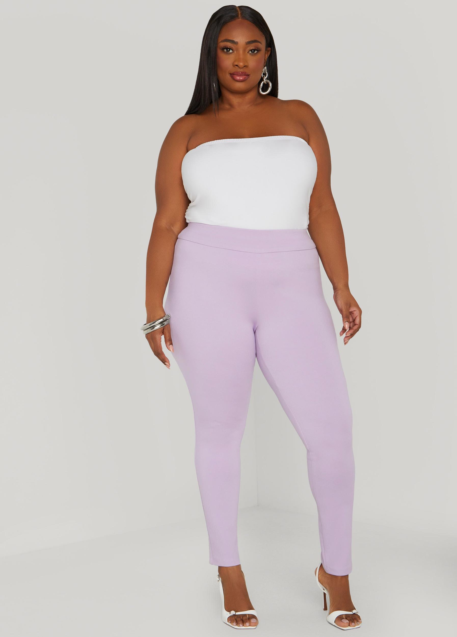 High Rise Pull On Ponte Leggings Product Image