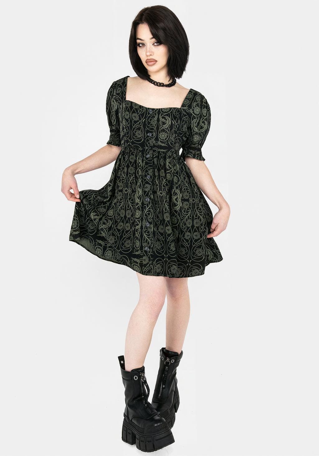 Fianna Button Front Mini Dress Product Image