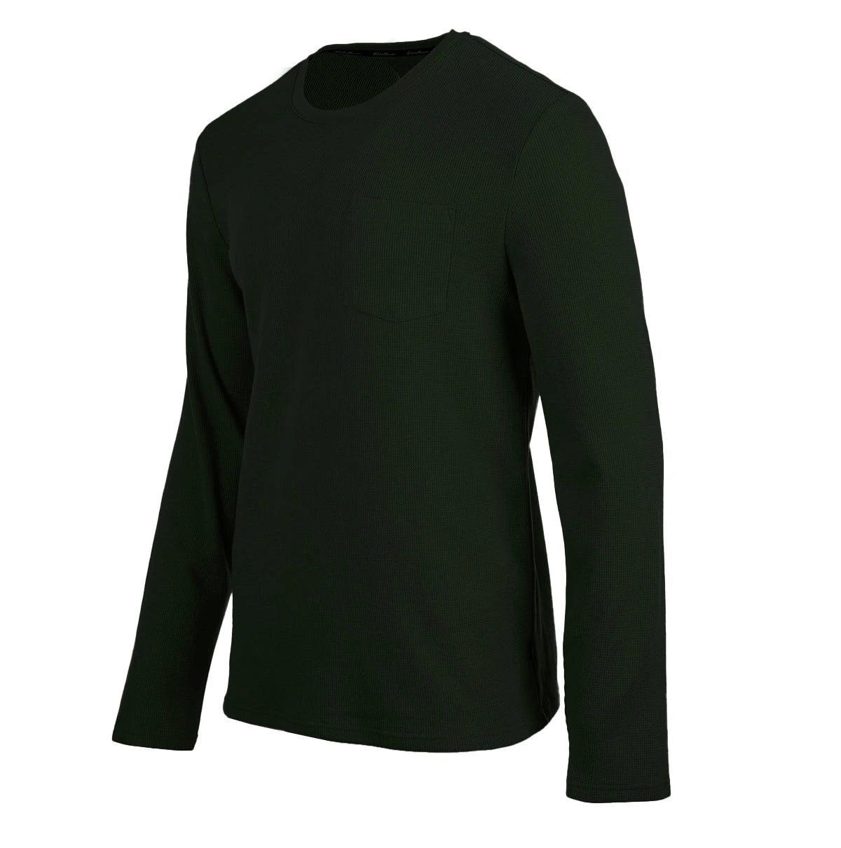 Eddie Bauer Men's Long Sleeve Waffle Pocket Crew Product Image