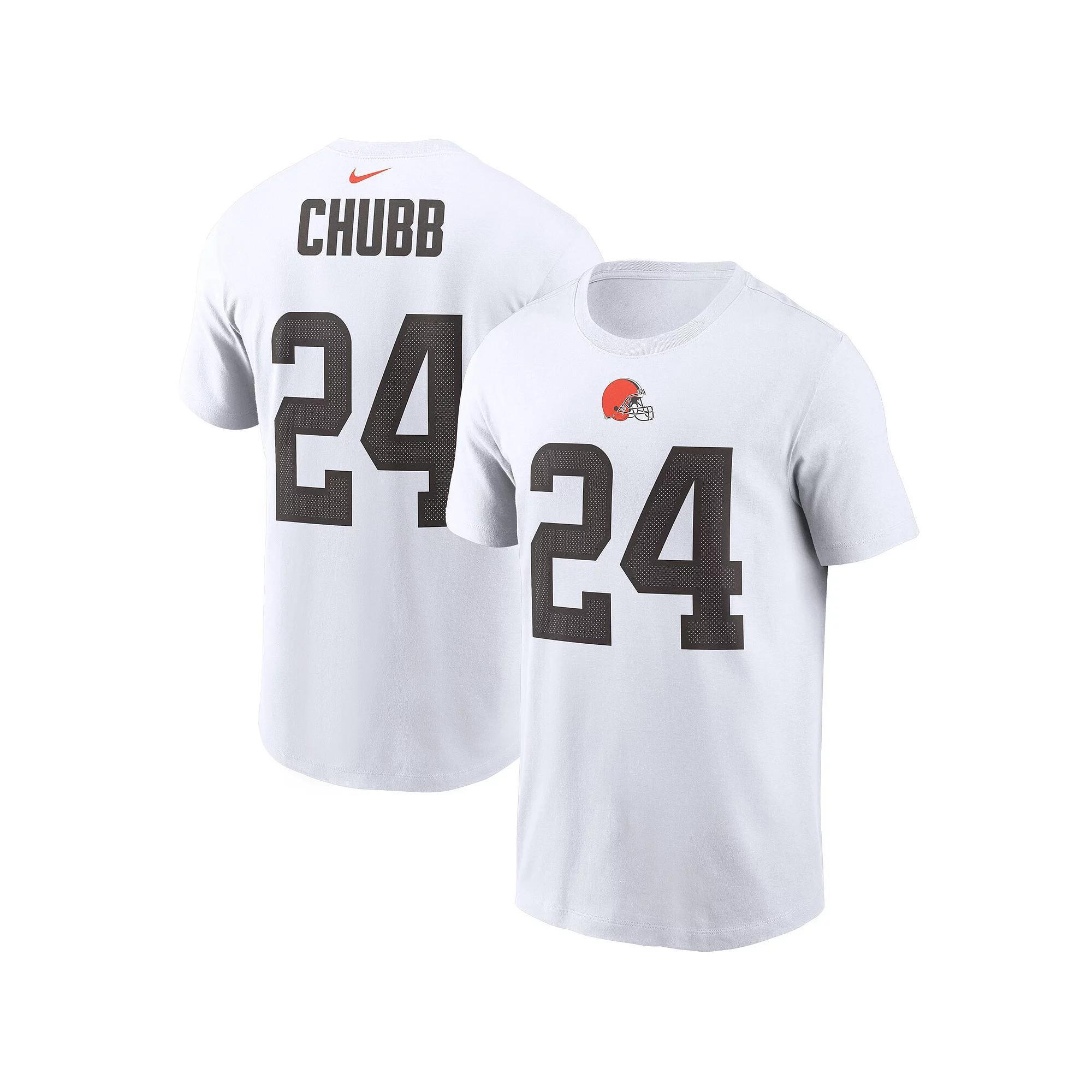 Mens Nike Nick Chubb Cleveland Browns Player Name & Number T-Shirt Product Image