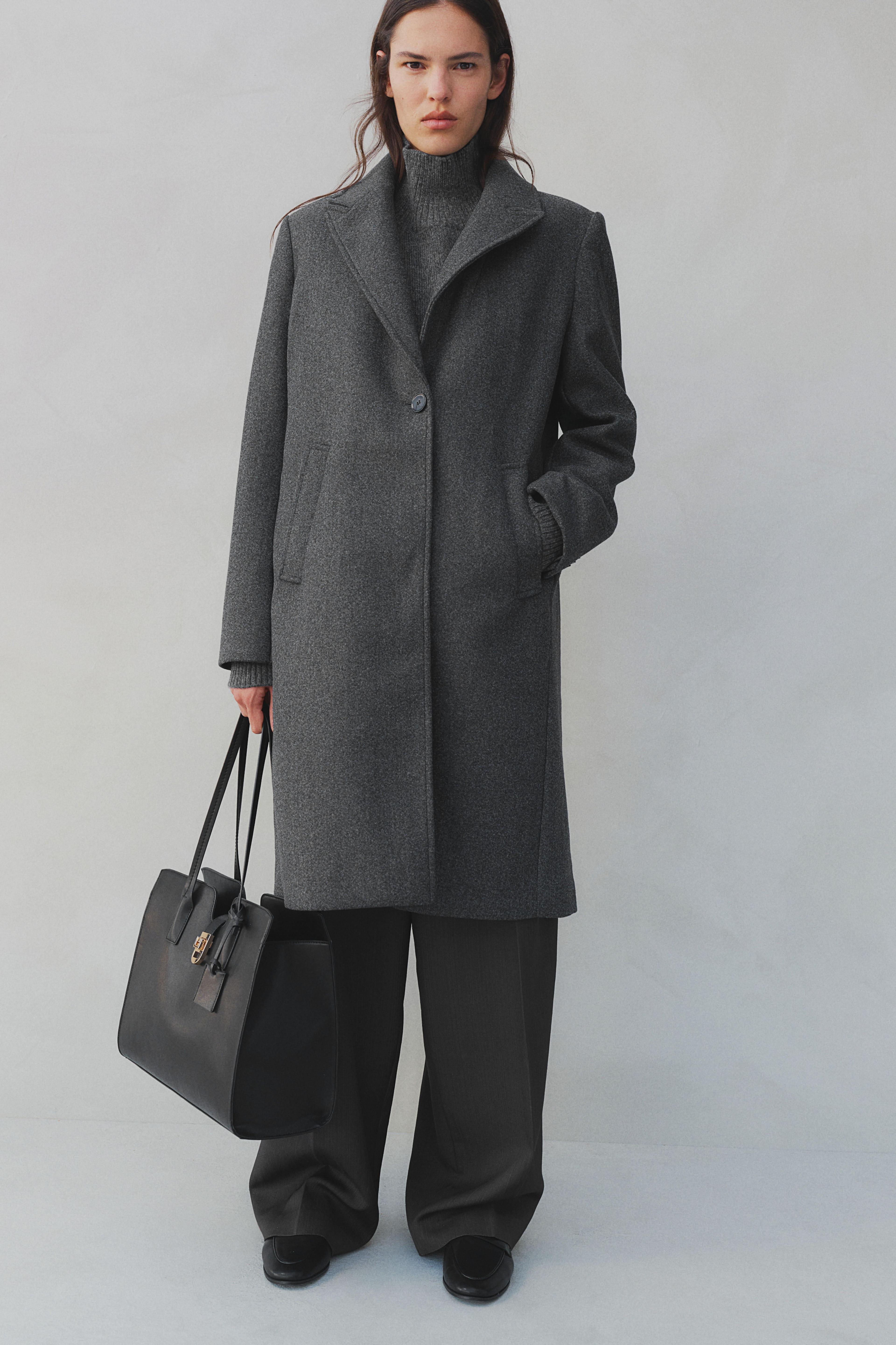 Coat with Shoulder Pads Product Image