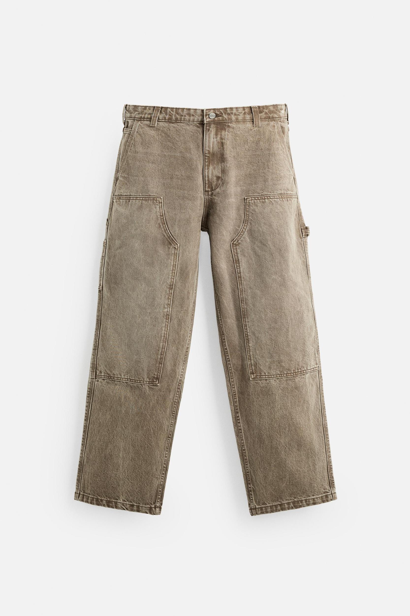 WASHED CARPENTER POCKET PANTS Product Image