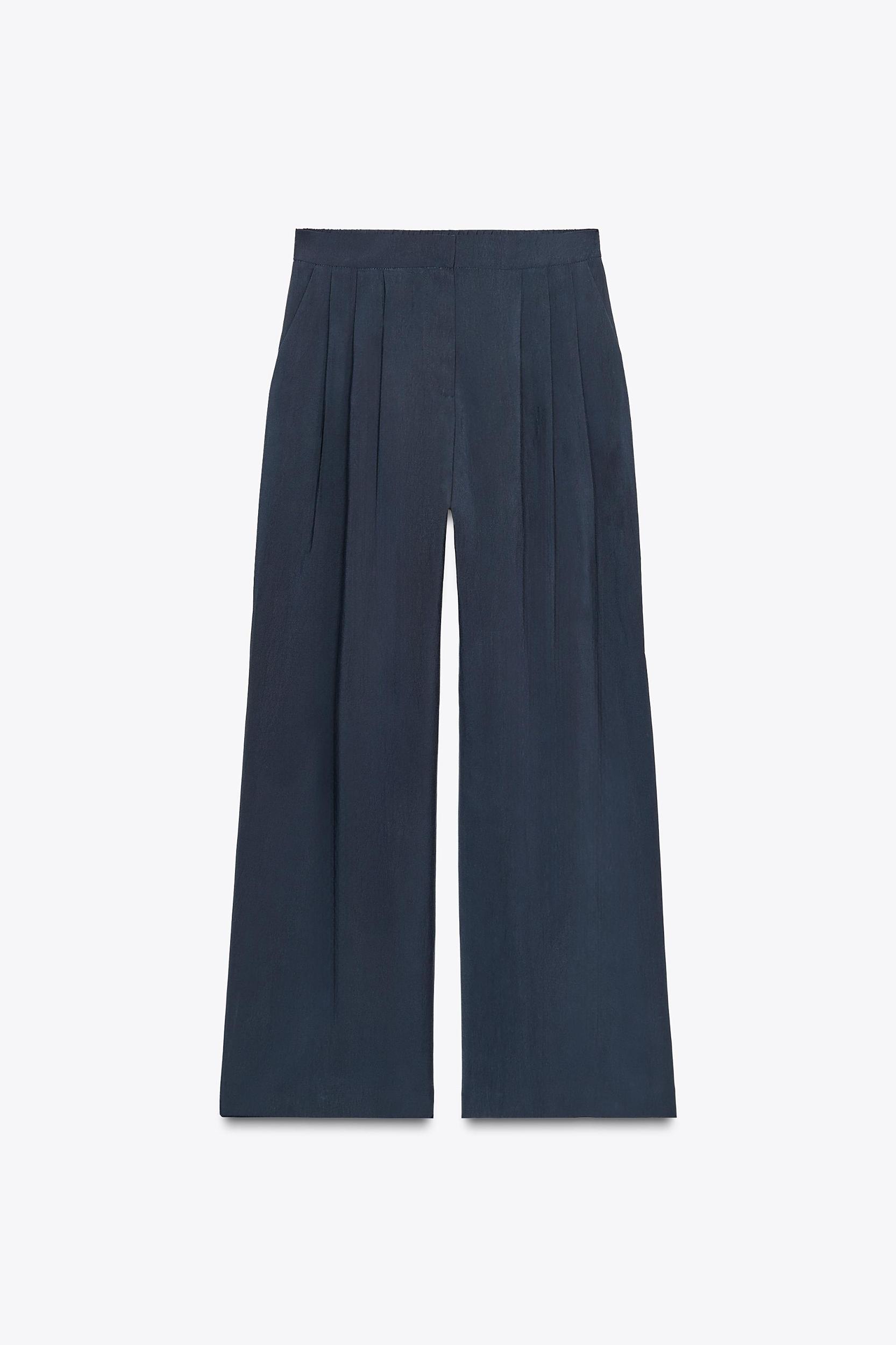 ZW COLLECTION FLOWY PLEATED PANTS Product Image