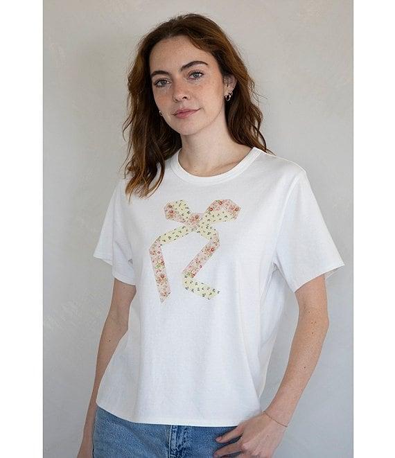 Things Between Short Sleeve Bow T-Shirt Product Image