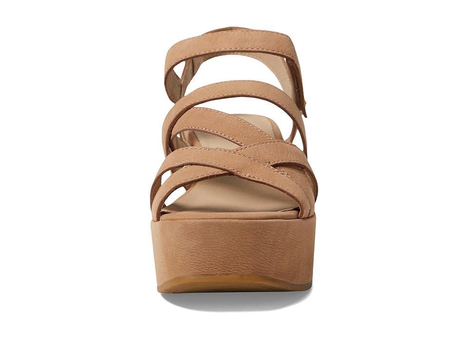 Mazy Suede Strappy Wedge Sandals Product Image