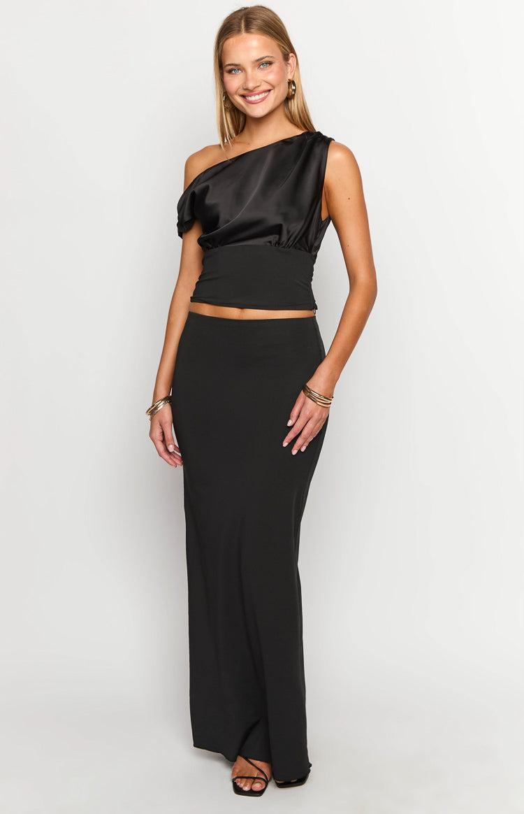 Linkin Black Off The Shoulder Crop Top Product Image