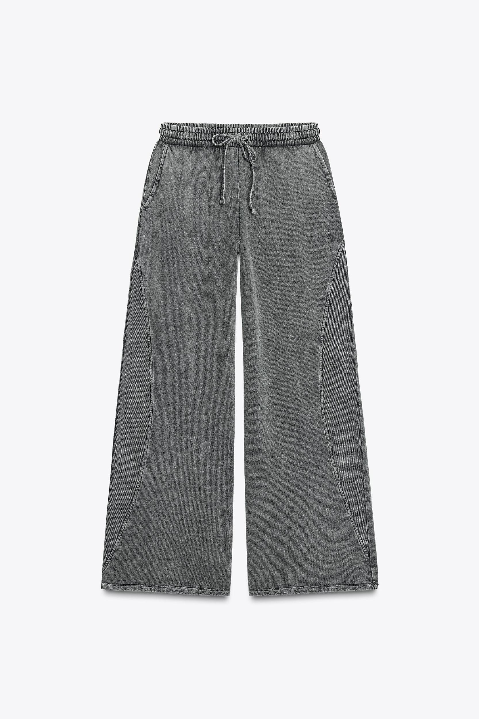 WASHED EFFECT PANTS Product Image