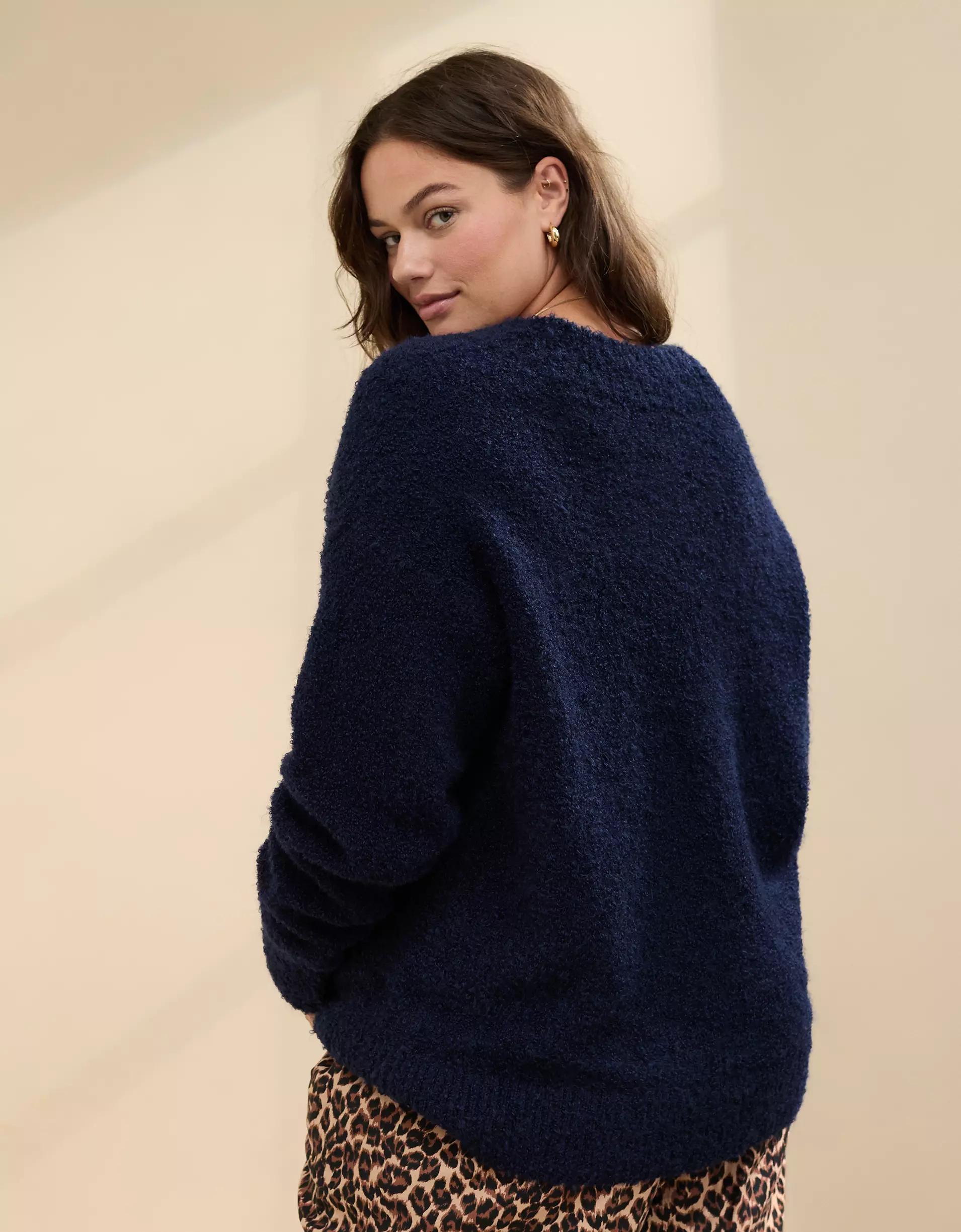 Aerie Teddy Boucle Sweater Product Image