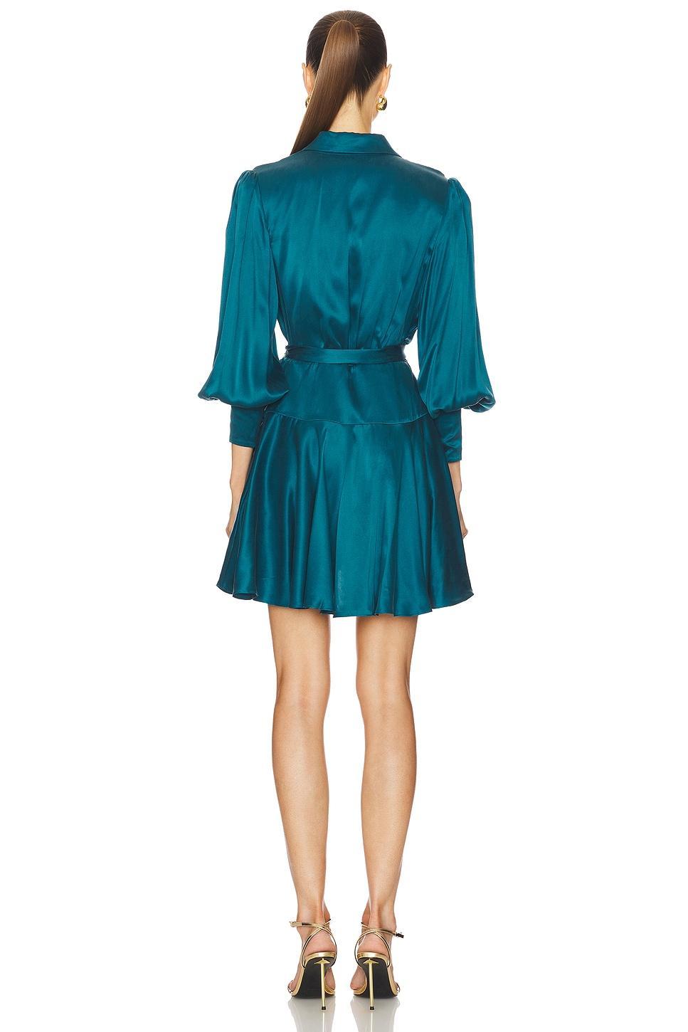 Silk Wrap Mini Dress Zimmermann Product Image