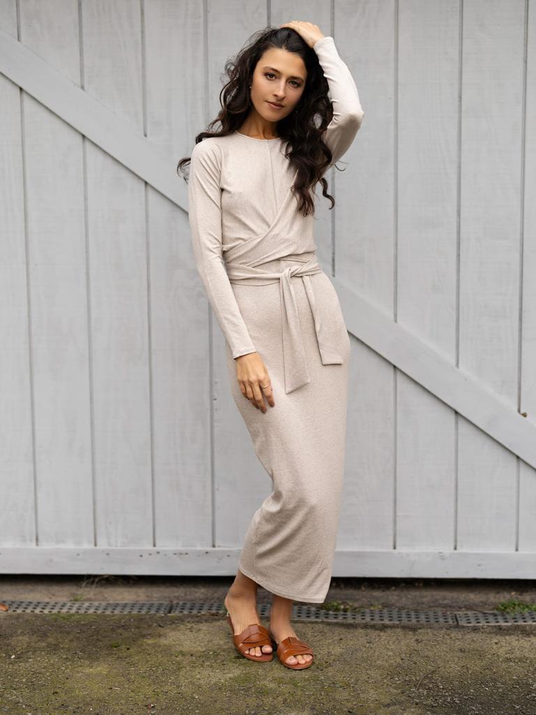 Third by Cee Ribbed Maxi Skirt Product Image