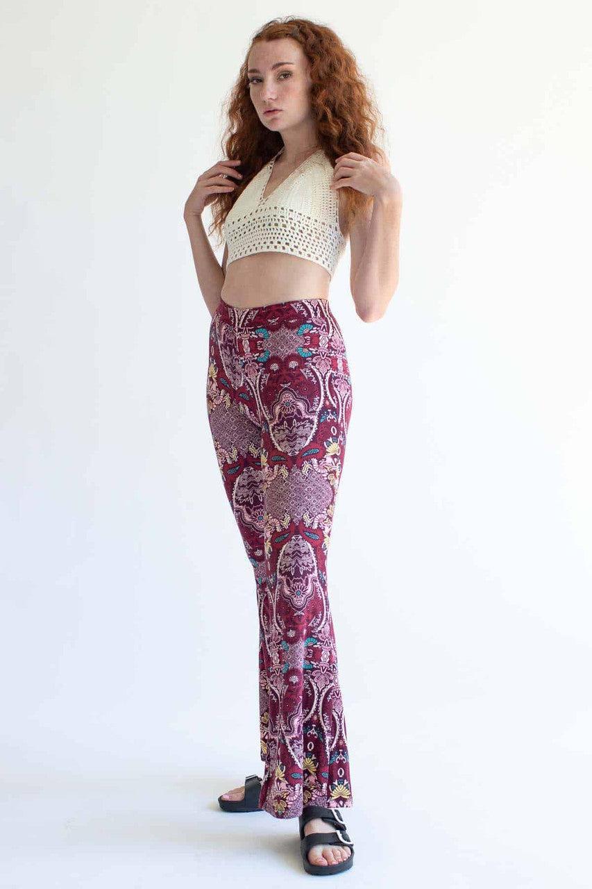 White Crochet Tie Halter Top Product Image