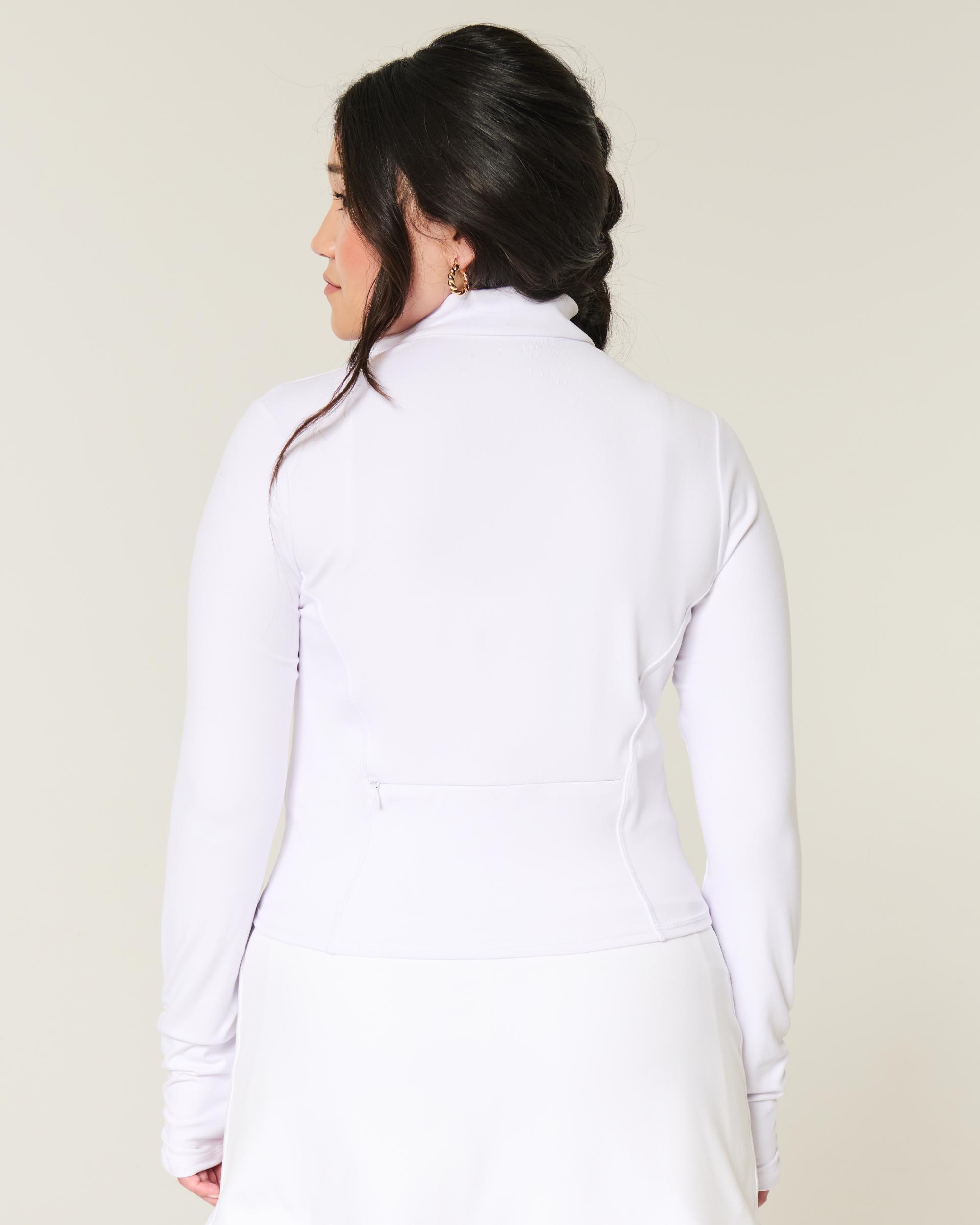 Gilly Hicks Active Recharge Bow Double Zip Jacket Product Image