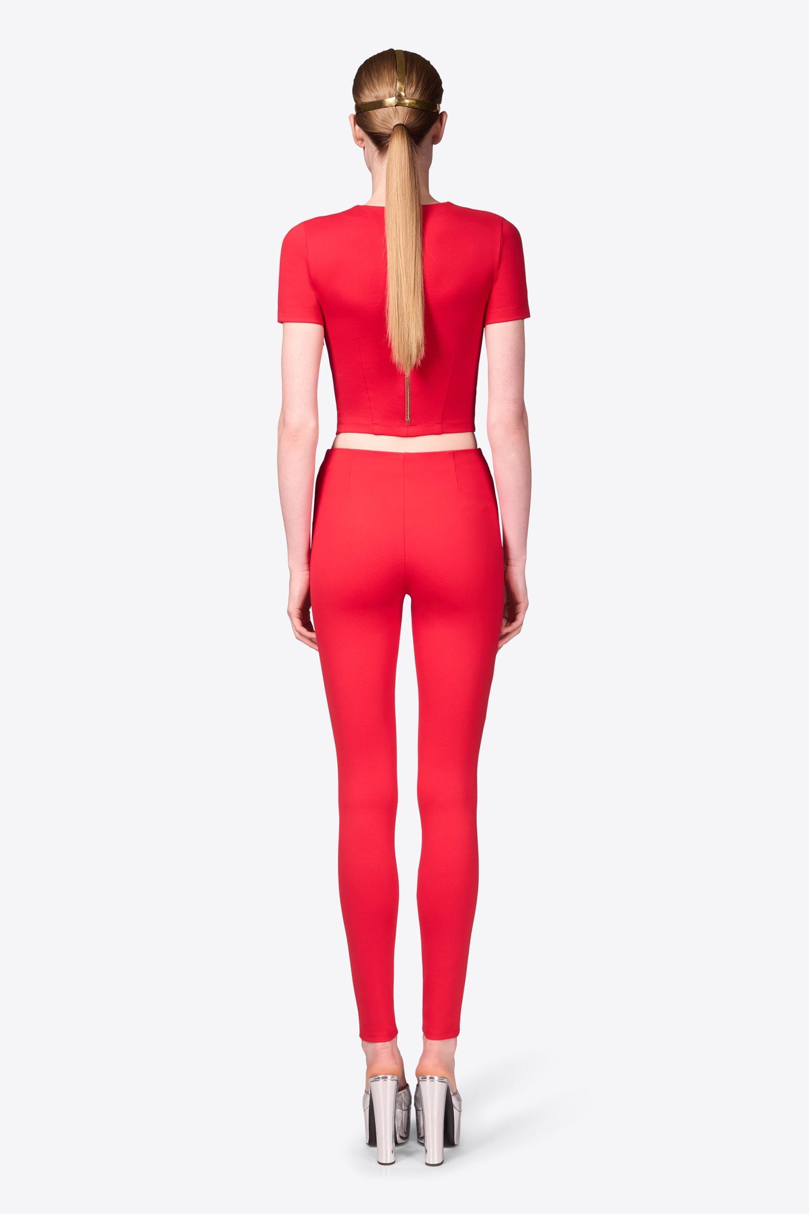 Zipper Bustier Cup T-Shirt Product Image