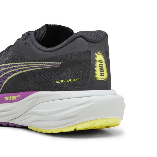 PUMA Deviate NITROâ¢ 2 Women's Running Shoes in Black/Purple Pop/Yellow Burst Product Image