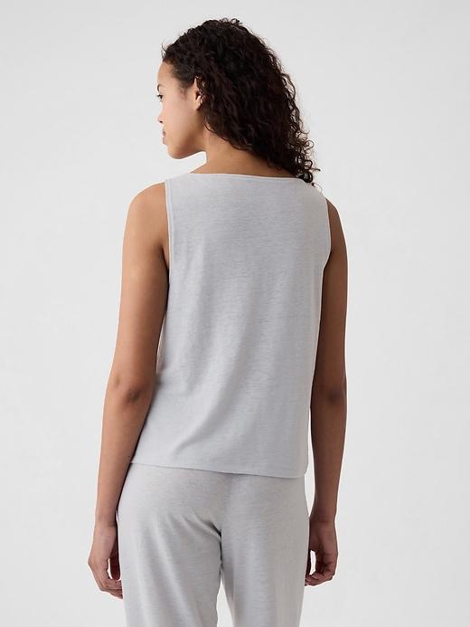 Linen-Blend PJ Tank Top Product Image