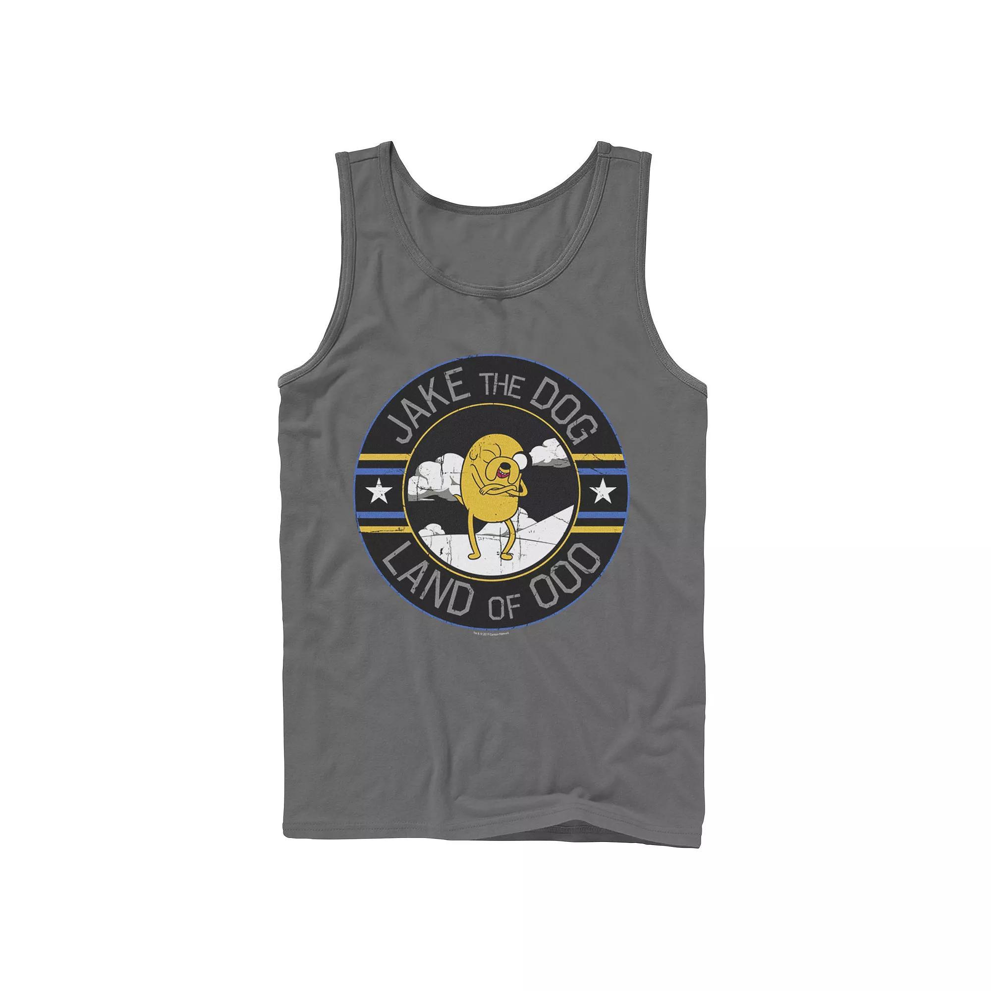 Men's Cartoon Network Adventure Time Jake The Dog Land Of Ooo Tank Top,  Product Image