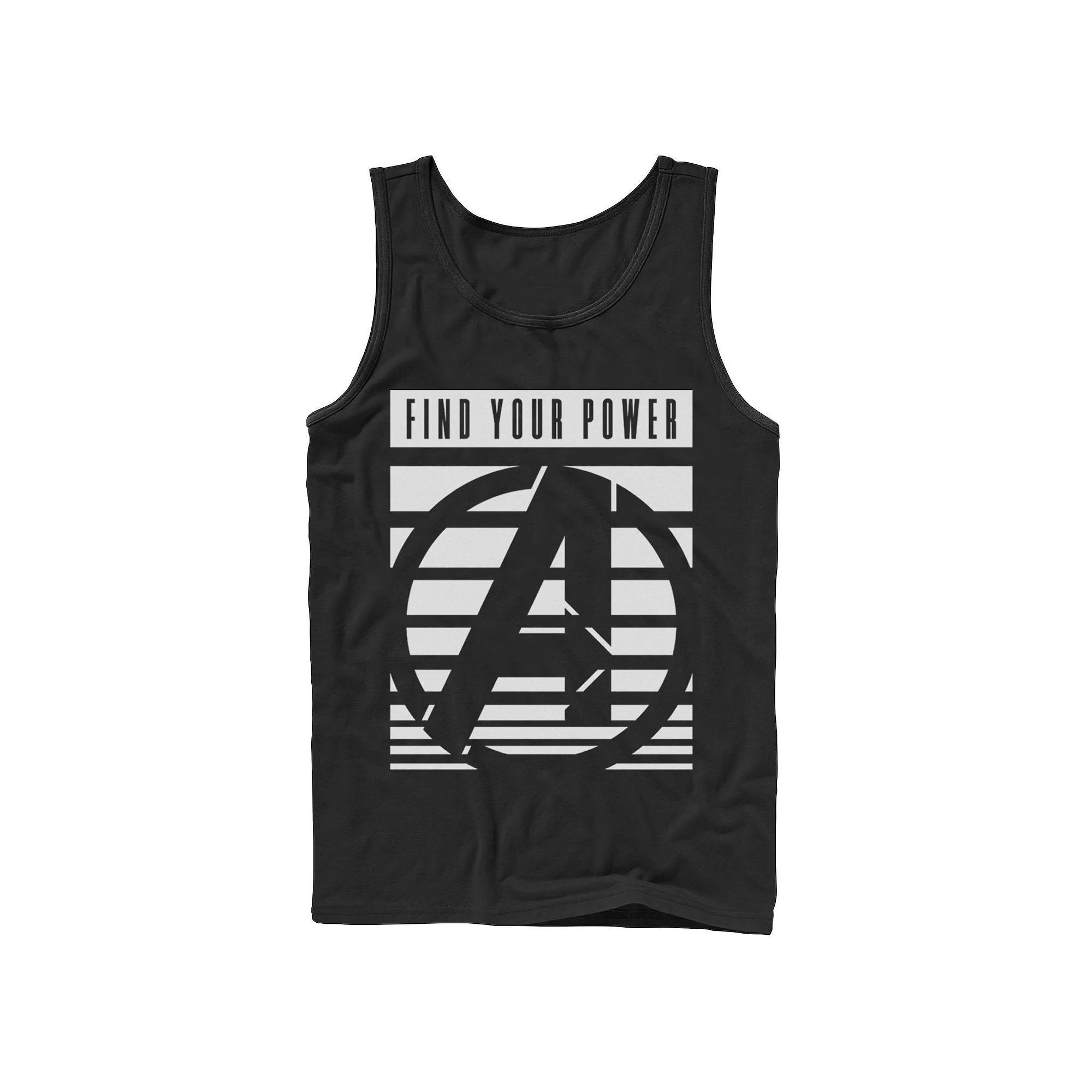 Men's Marvel The Avengers Find Your Inner Power Graphic Tank,  Product Image