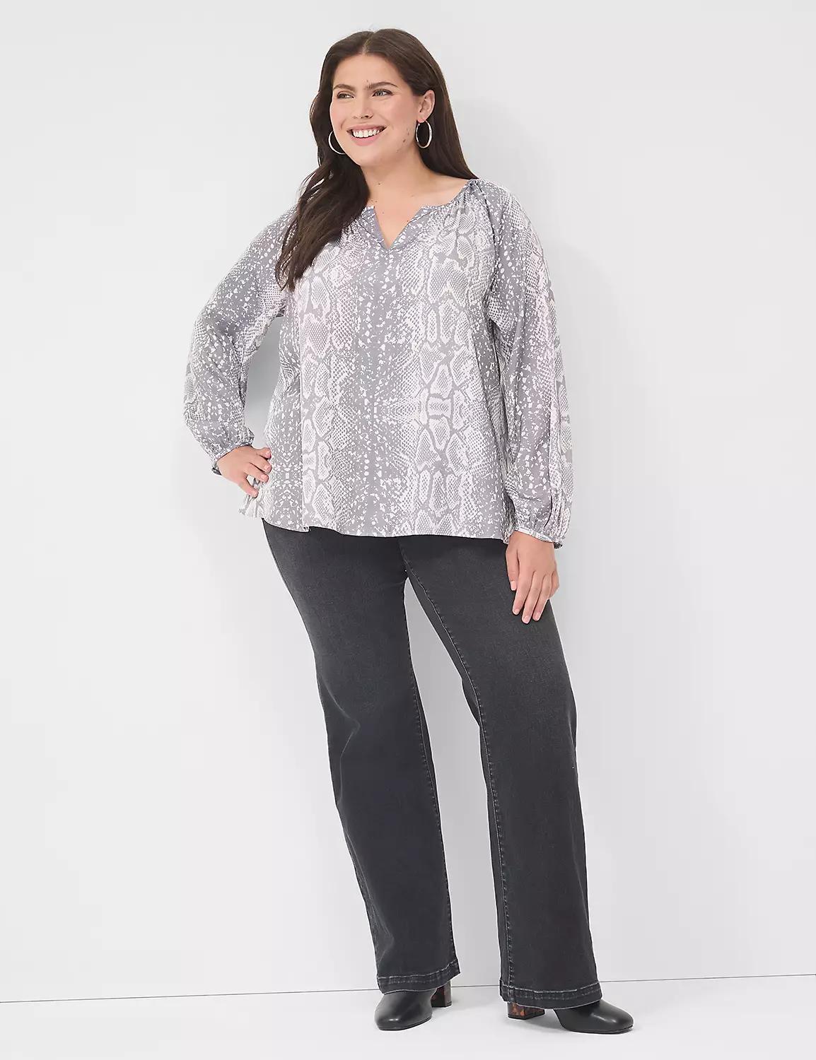 Pull-On Fit High-Rise Boot Jean Product Image