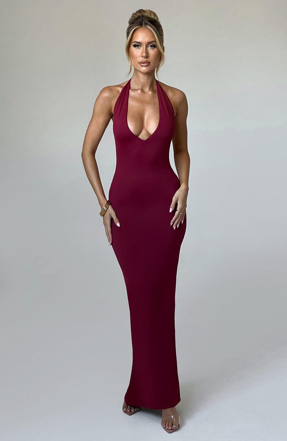 Harmonia Maxi Dress - Burgundy Product Image