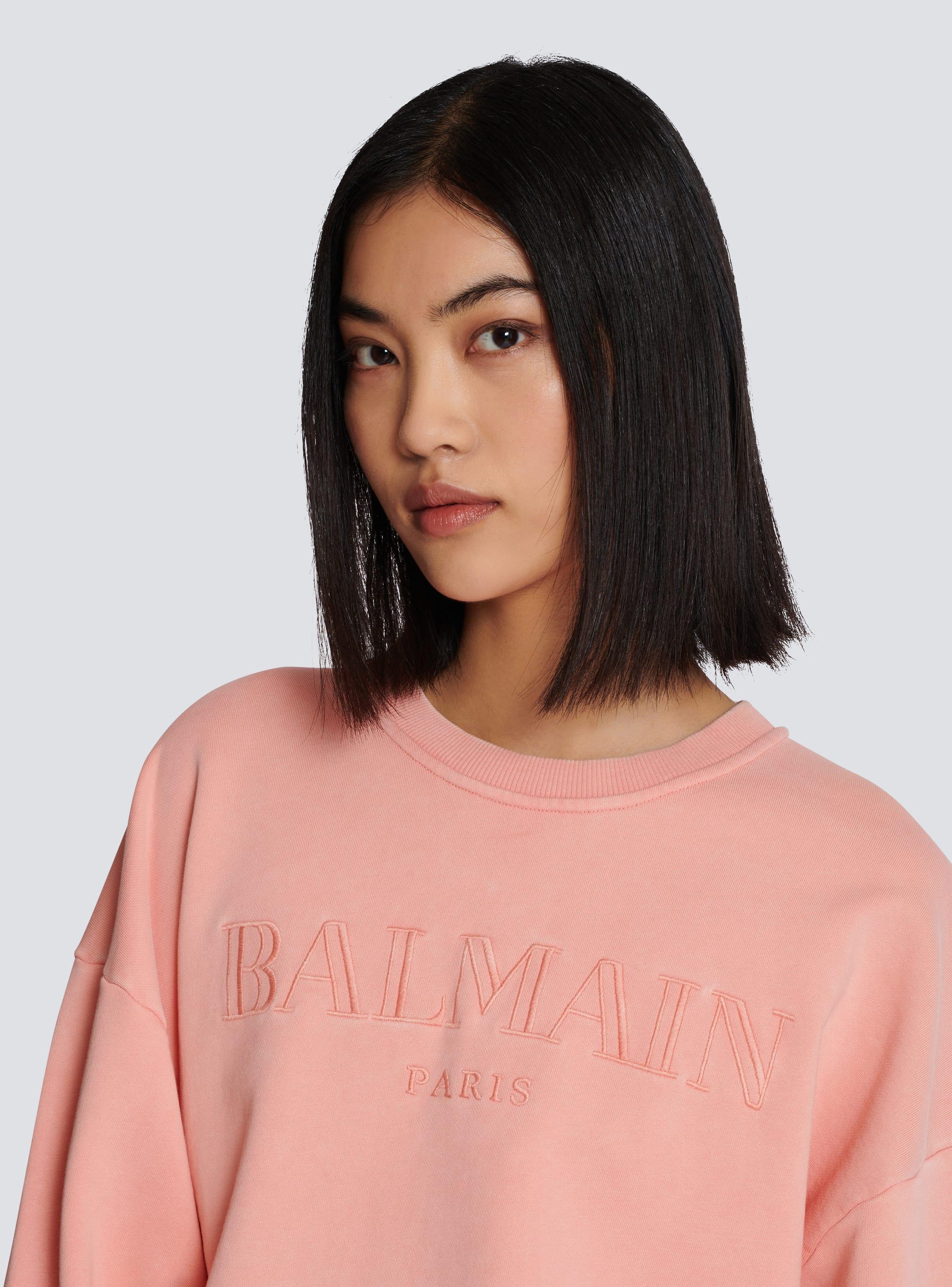 Sweatshirt with Vintage Balmain embroidery Product Image