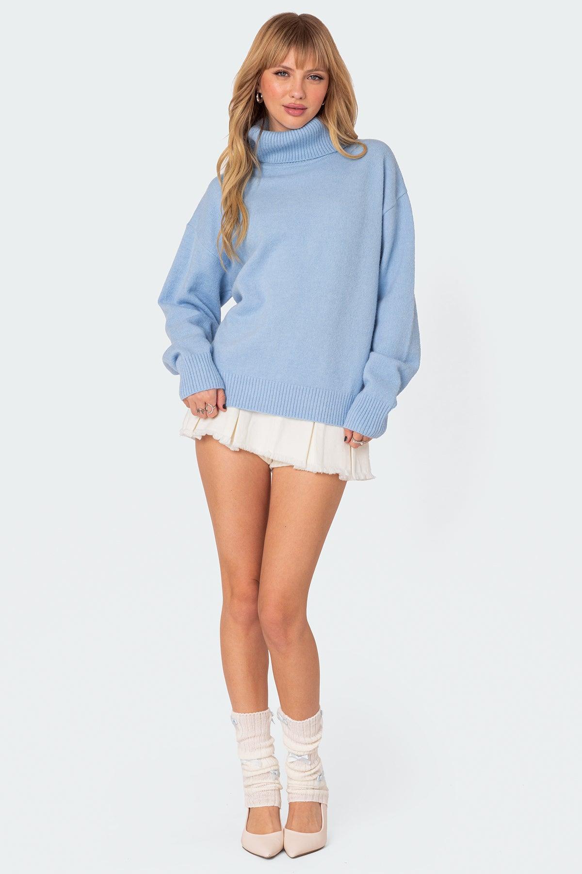 Isabelle Oversized Turtle Neck Sweater Product Image