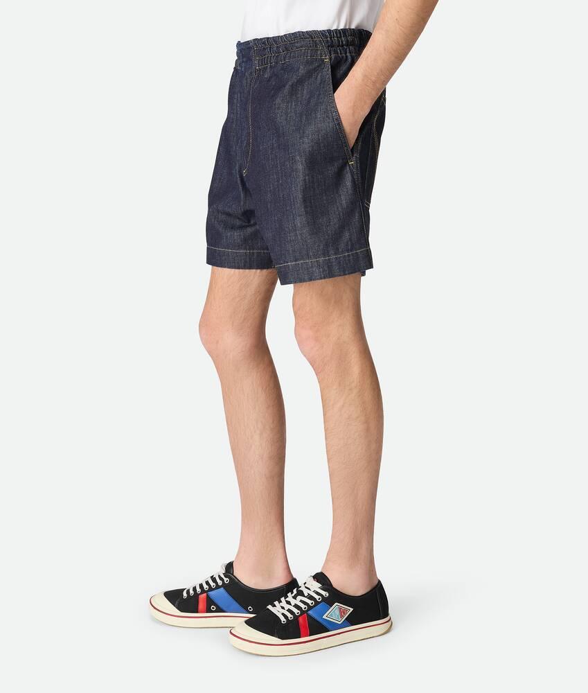 Men's Rinsed Indigo Denim Shorts in Indigo Product Image