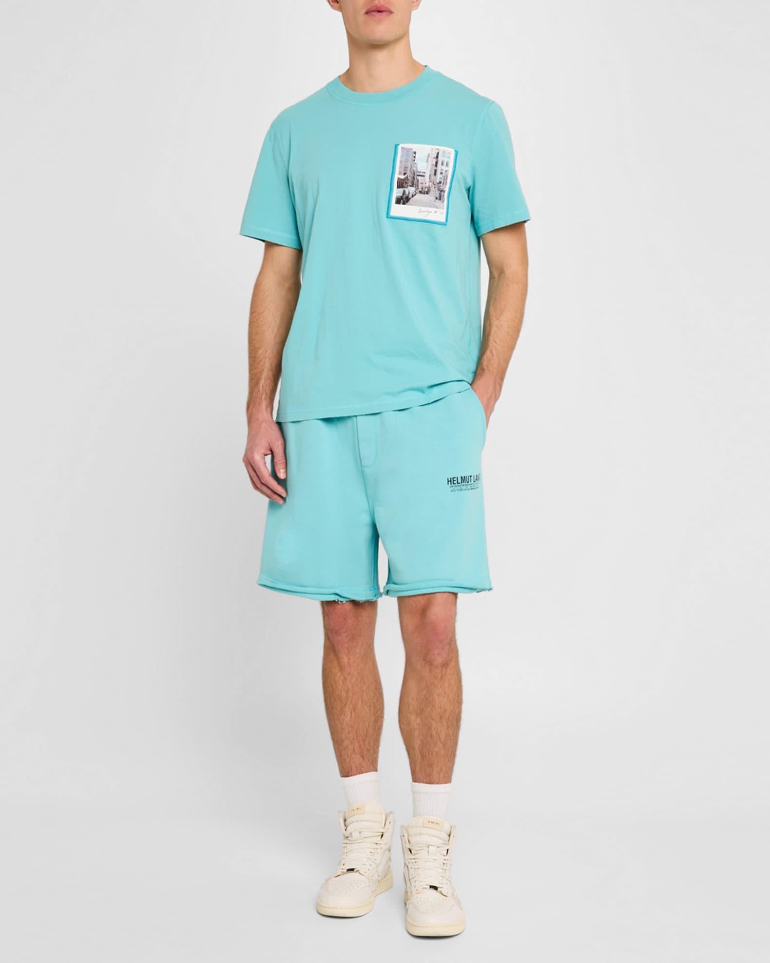 Men's Distressed Terry Shorts Product Image