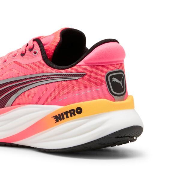 PUMA Magnify NITROâ¢ Tech 2 Women's Running Shoes in Sunset Glow/White/Sun Stream Product Image