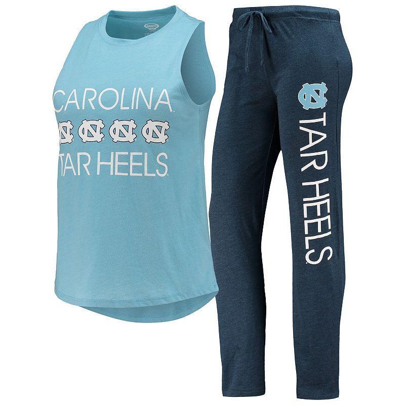 Womens Concepts Sport /Carolina Blue North Carolina Tar Heels Tank Top & Pants Sleep Set Product Image