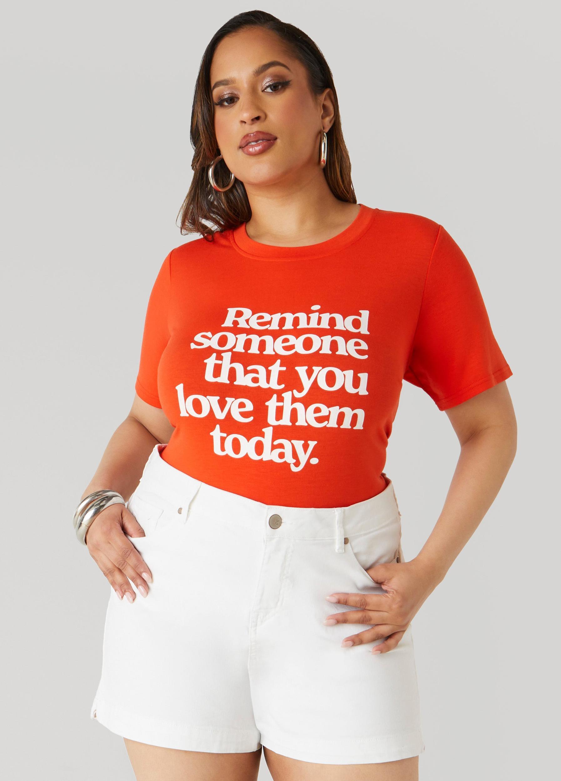 Plus Size Mid Rise Denim Shorts Ashley Stewart Product Image