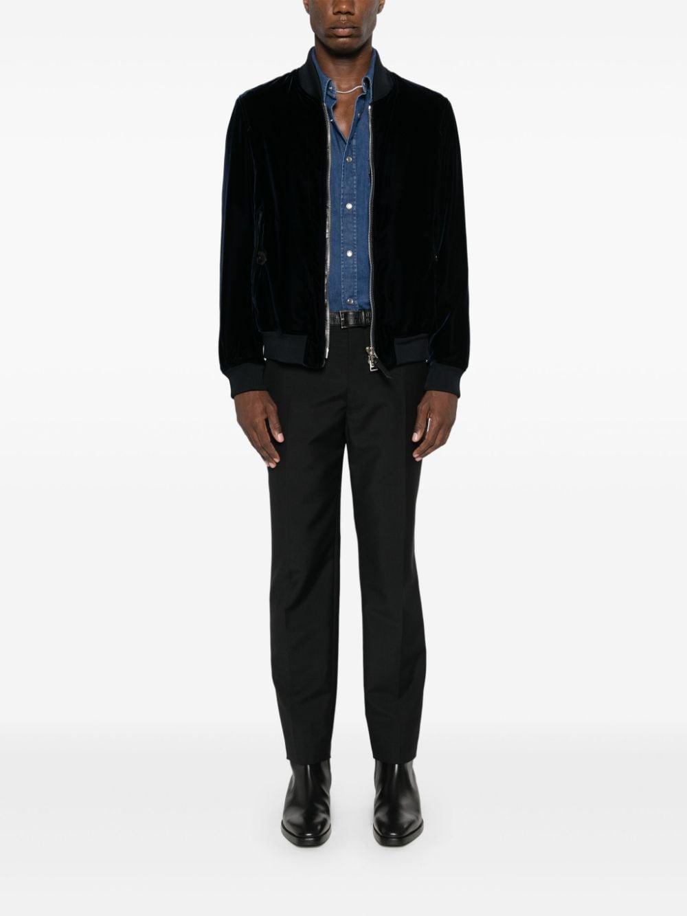 TOM FORD Jeanshemd Im Western-look In Blue Product Image