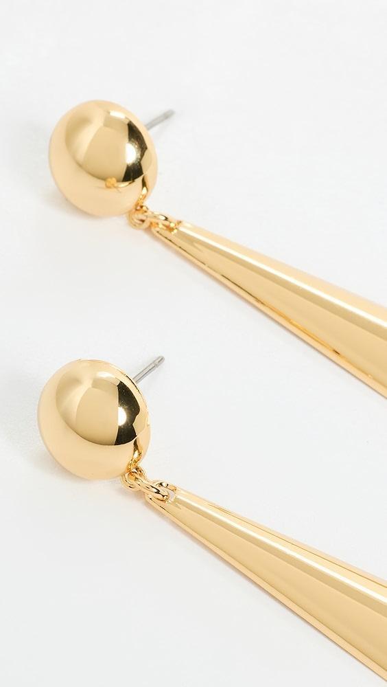 SHASHI Linnea Gold Earrings | Shopbop Product Image