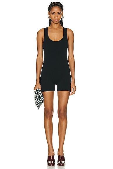 BOTTEGA VENETA Sleeveless Romper In Black Product Image