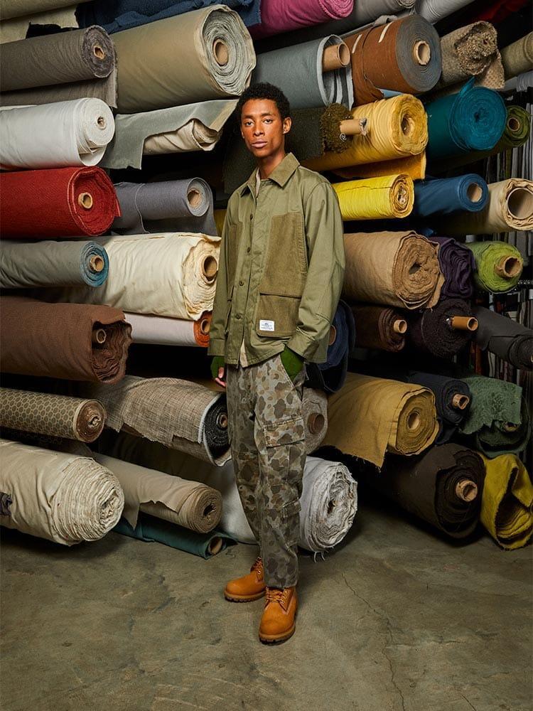 CORDUROY PANEL JACKET Product Image