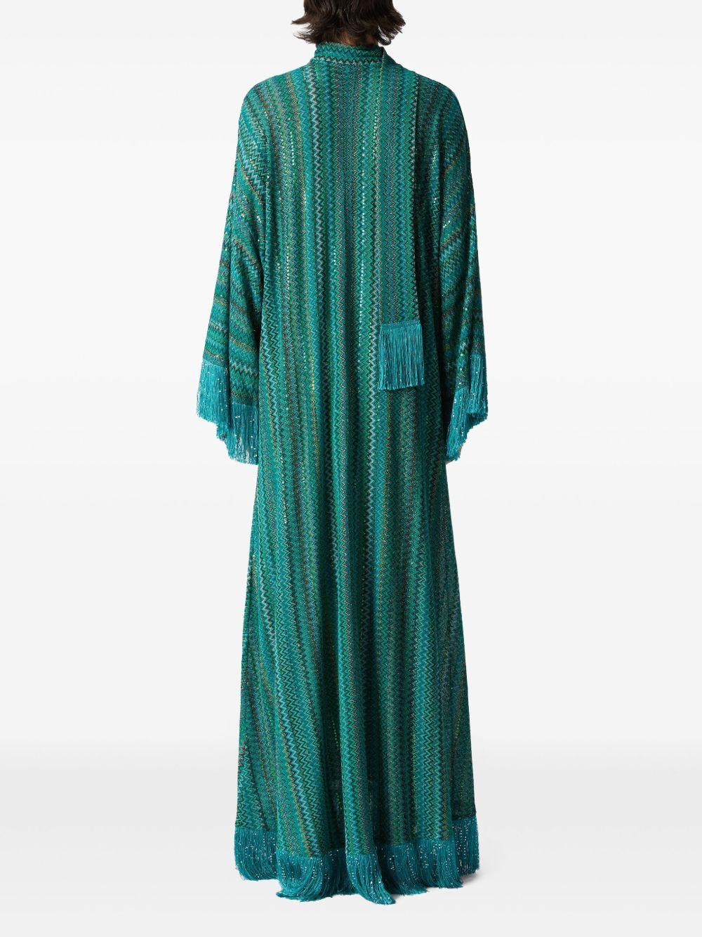zigzag kaftan dress Product Image