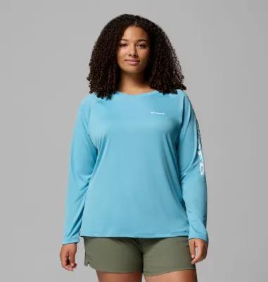 Columbia Womens PFG Tidal Tee II Long Sleeve Shirt - Plus Size- Product Image