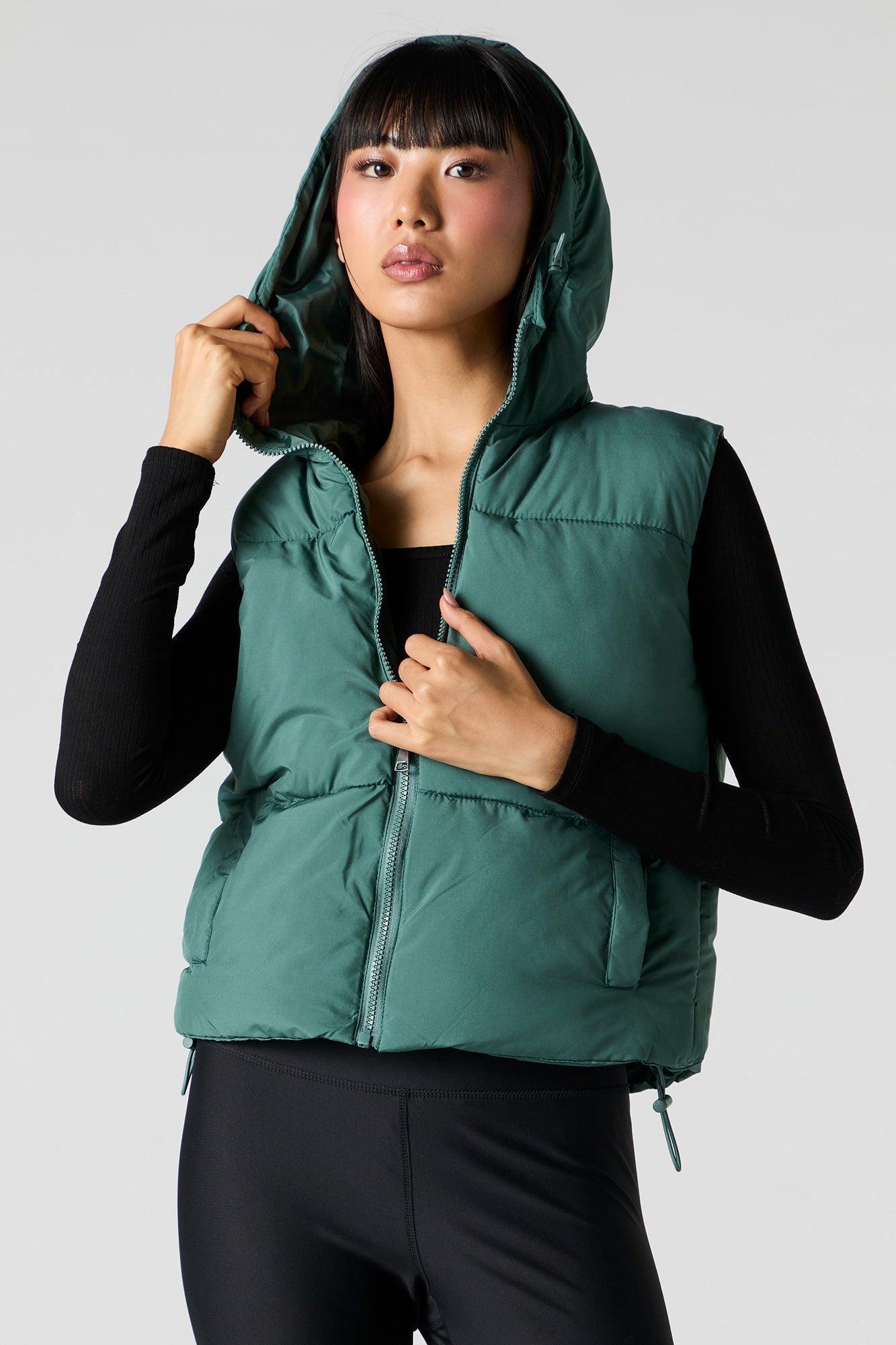 Hooded Puffer Vest Female Product Image