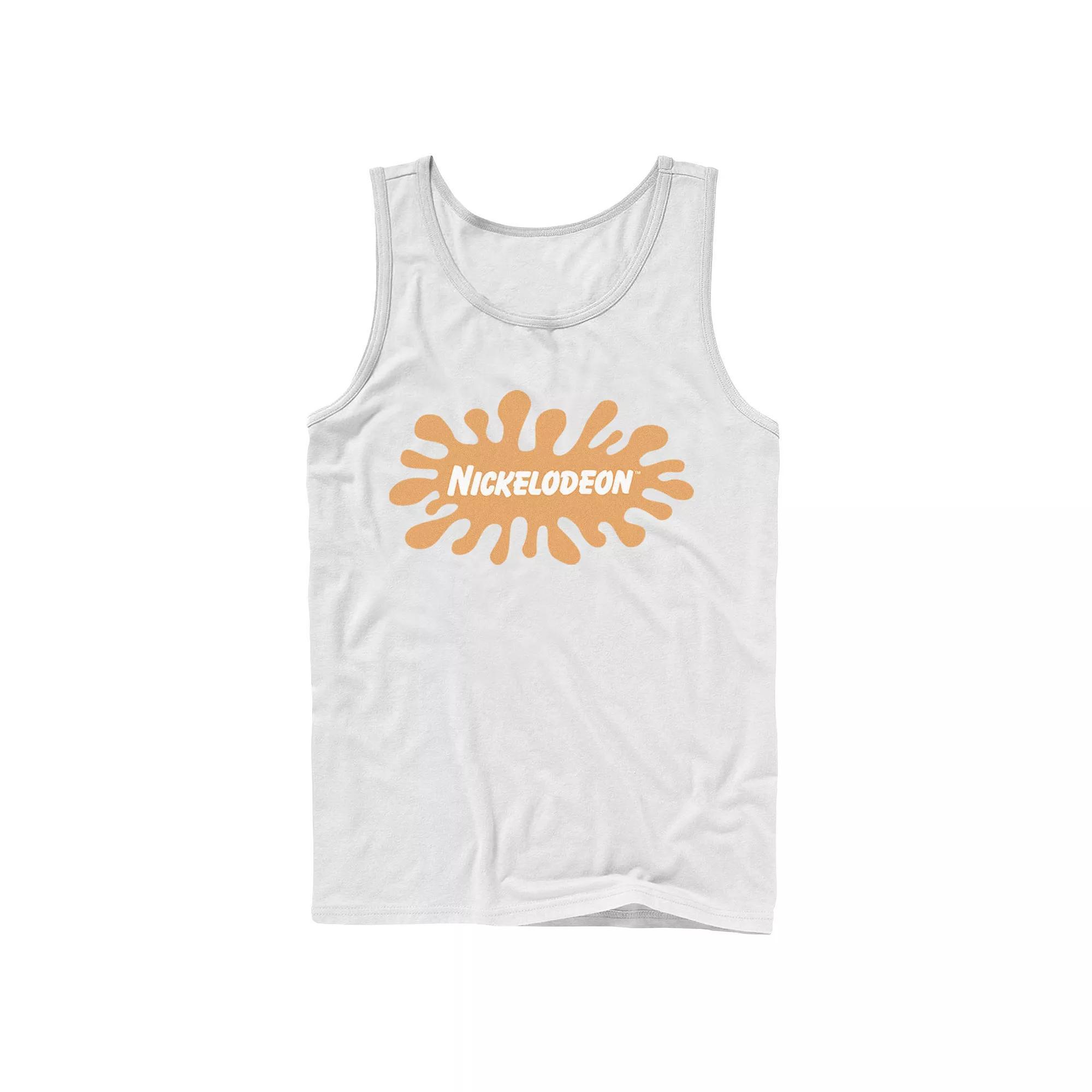 Men's Nickelodeon Classic Splatter Logo Tank Top,  Product Image