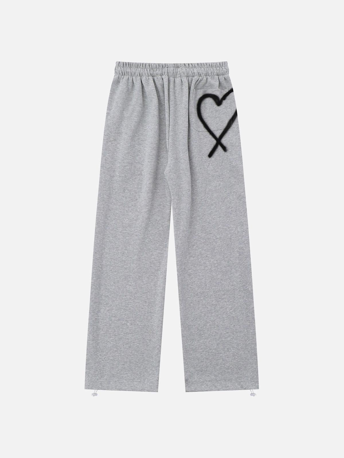 Aelfric Eden Graffiti Heart Sweatpants Female Product Image