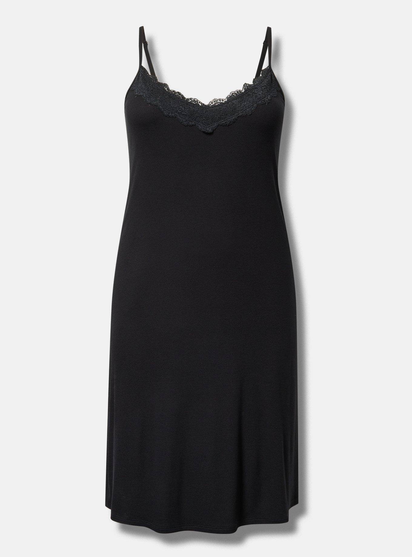 Lace Trim Midi Sleep Gown Product Image