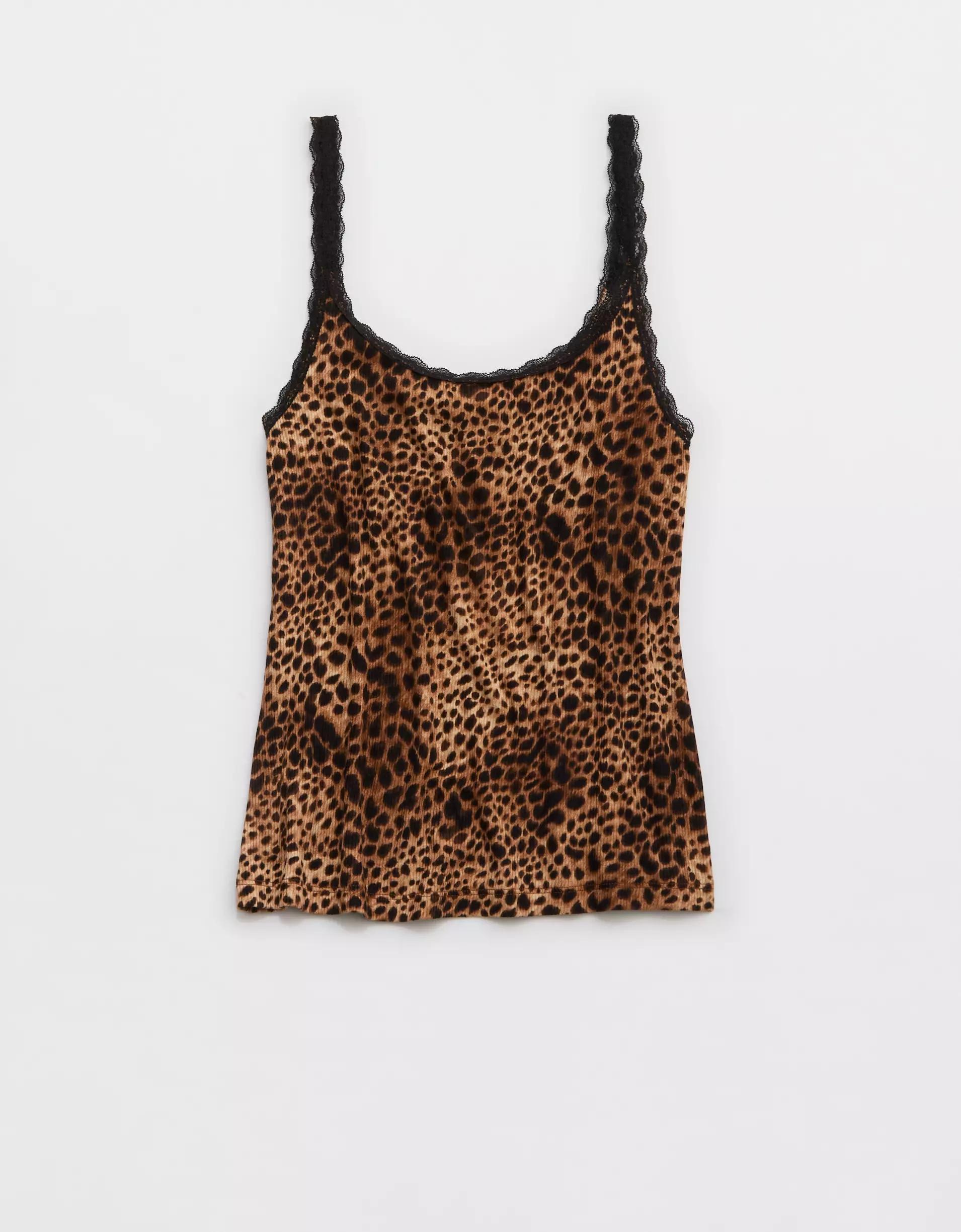 Aerie Real Soft® Lace Trim Tank Product Image