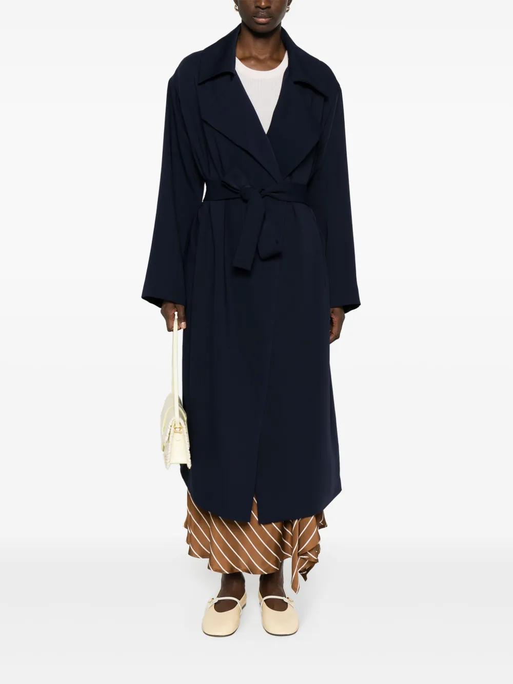 tied long coat Product Image