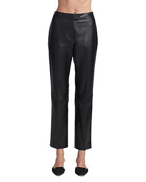 Altuzarra Todd Leather Straight Leg Pants Product Image