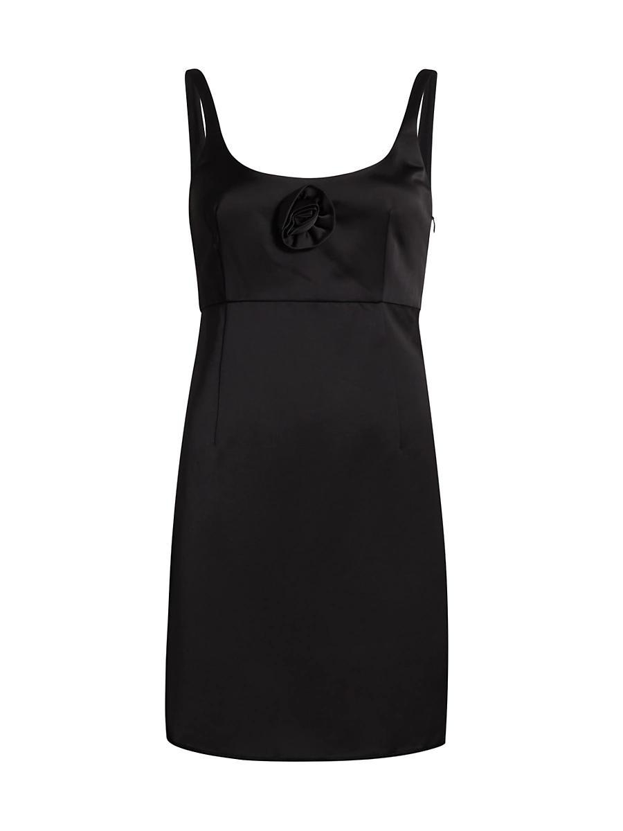 Womens Rhys Satin Crepe Minidress Product Image