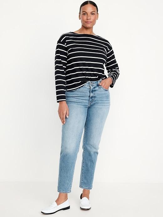 High-Waisted OG Straight Ankle Jeans Product Image