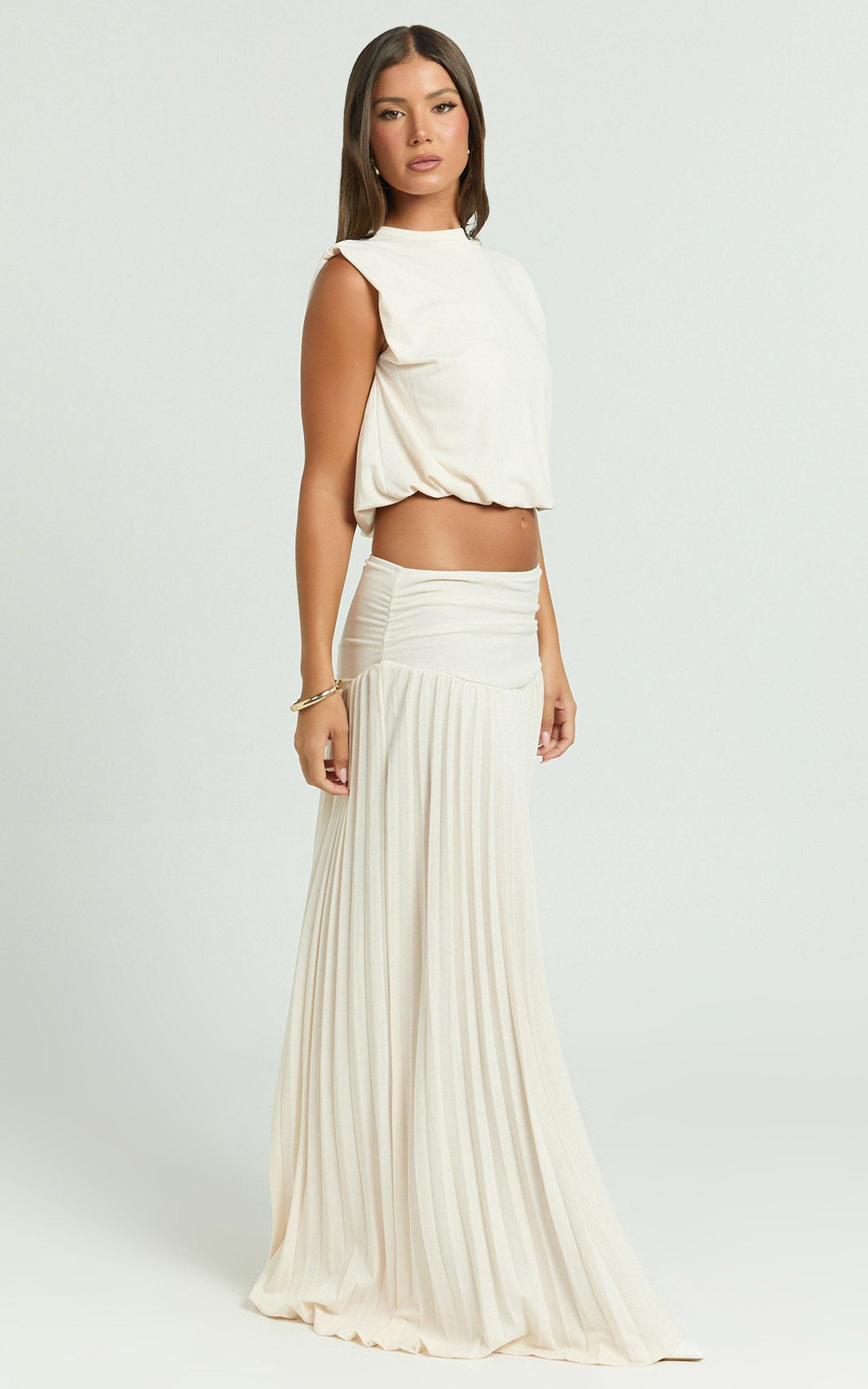 Lioness - Field of Dreams Maxi Skirt in Ivory Product Image