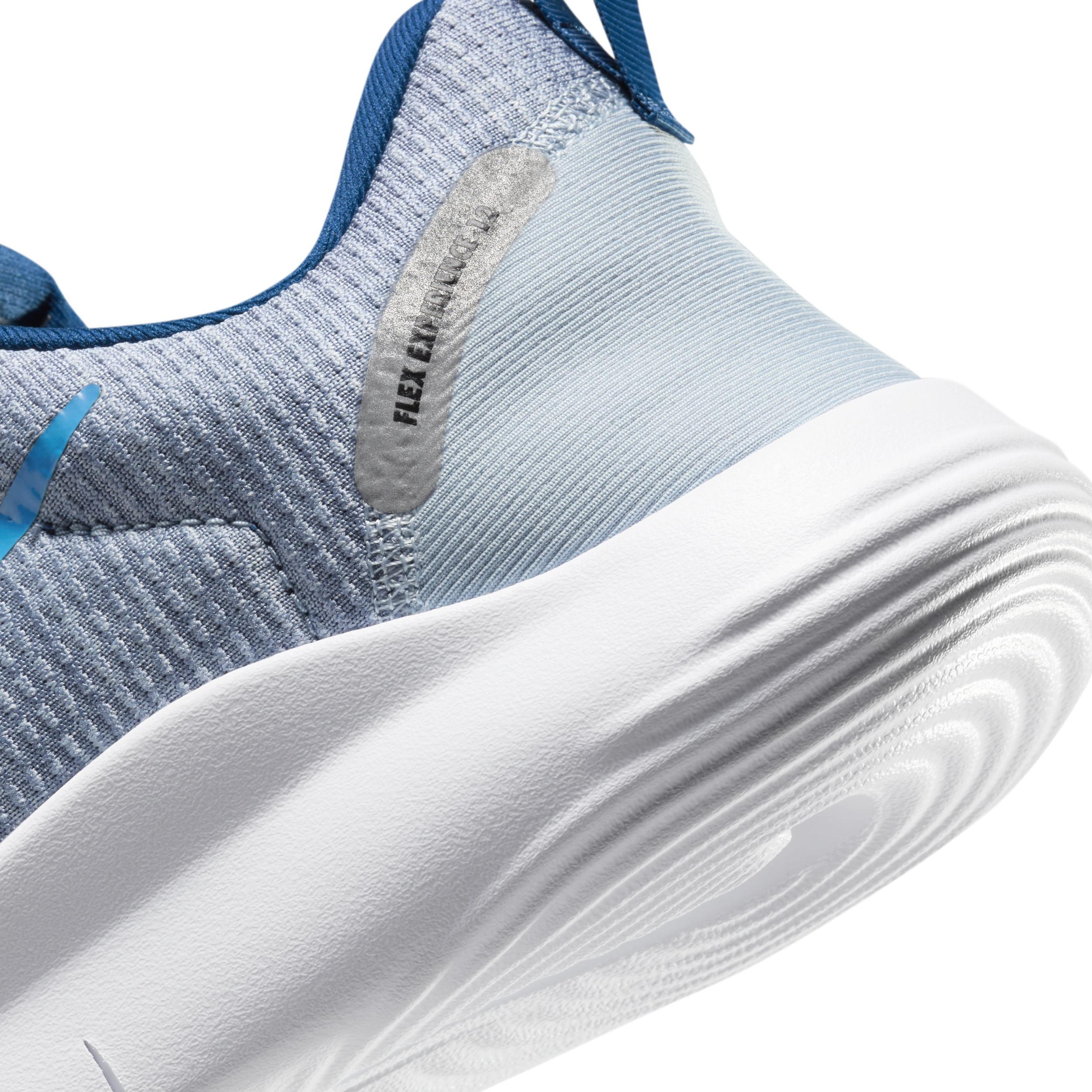 Nike Flex Experience Run 12 Mens Road Running Shoes Blue Blue Grey Product Image